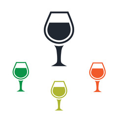 Glass of wine icon