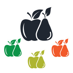 Apple and pear icon