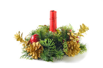 Table Christmas wreath