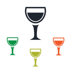 Glass of wine icon