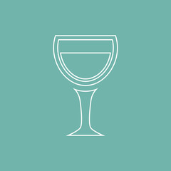 Glass of wine icon