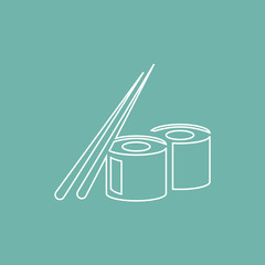 Sushi rolls icon