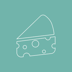 Cheese slice icon