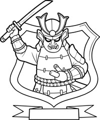 Fototapeta premium samurai 