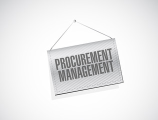 Procurement Management banner sign concept