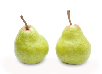 Pears isolated on white background
