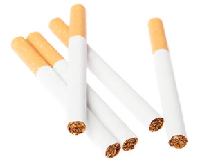 some cidarettes isolated on a white background