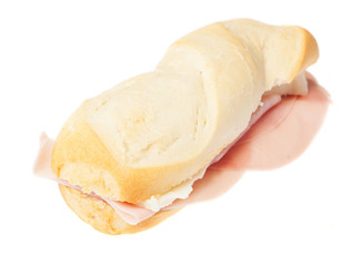 a sanwich isolated on a white background