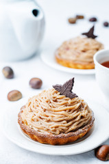 chestnut cake Mont Blanc