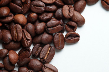 Naklejka premium Ziarna kawy