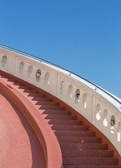 Obraz premium Walking stairs with blue sky