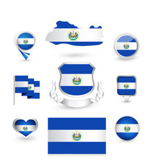 El Salvador Flag Collection