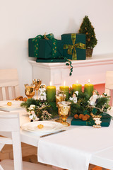 Tabelle Weihnachtsdekoration