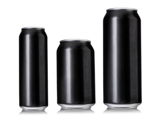 Black beer cans