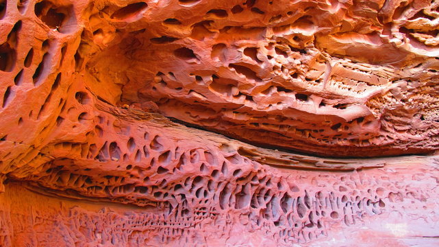 Honeycomb gorge at Kennedy Ranges National Park, Western Australia
