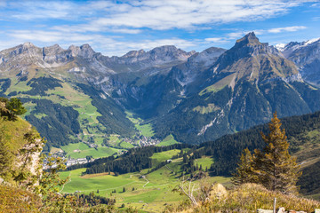 Fototapeta na wymiar Swiss Alps in Central Switzerland