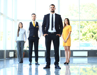 Group portrait of a professional business team 