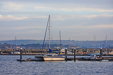 Fototapeta na wymiar Portland Harbour