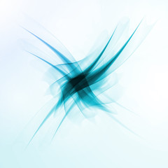 Abstract blue, wave background