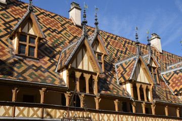 France, old and picturesque city of Beaune