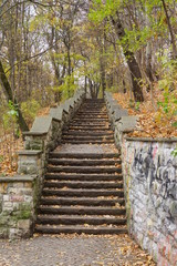 Treppe im Volkspark Friedrichshain