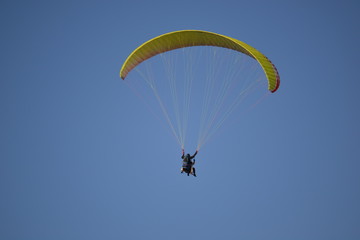 Paragliding ahead