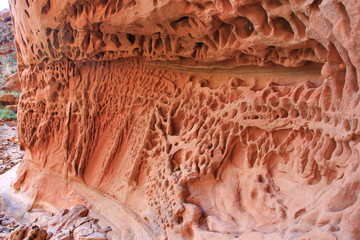 Honeycomb gorge at Kennedy Ranges National Park, Western Australia
