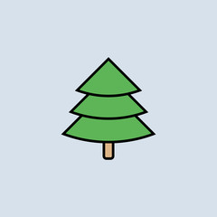 Christmas tree icon