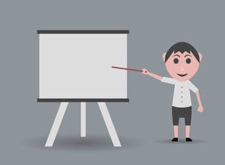 happy boy doll display