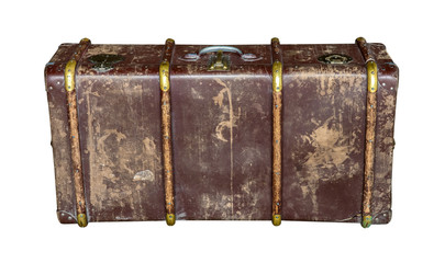 Old trunk (chest) isolated © prescott09