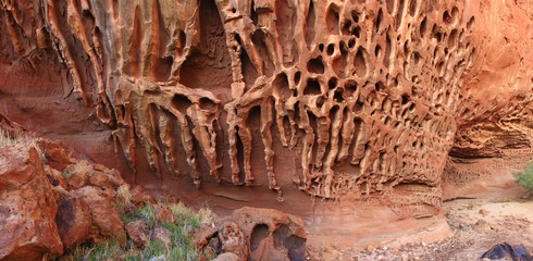 Honeycomb gorge at Kennedy Ranges National Park, Western Australia
