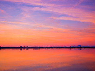 Fototapeta na wymiar Sunset in Lefkas island