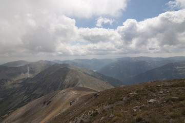 Fototapeta premium Bulgaria Rila Mountains / Rila is a mountain range in southwestern Bulgaria and the highest mountain range of Bulgaria and the Balkans