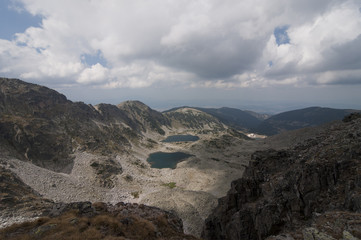 Bulgaria Rila Mountains / Rila is a mountain range in southwestern Bulgaria and the highest mountain range of Bulgaria and the Balkans