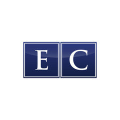 Letter Initial Logo EC