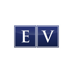 Letter Initial Logo EV