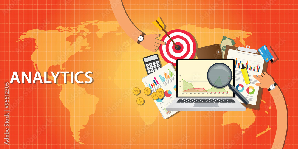 Poster analytics data from website and get traffic by chart and graph