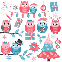 Winter Owls