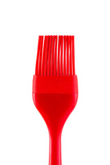 red kitchen brush