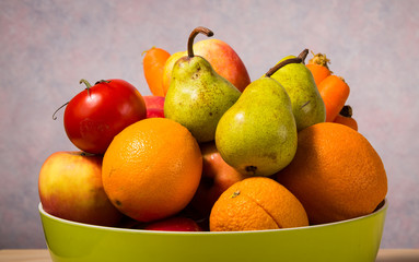 mixed fruit and vegetable in a bowl