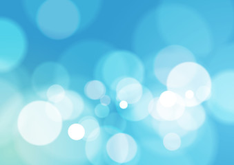 Abstract Bokeh Light Blue Background