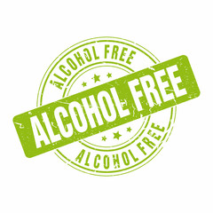 Vector Alcohol Free stamp
