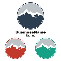 Mount logo icon vector © plekenyikboy