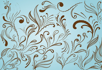 Obraz premium floral background