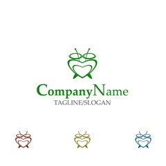 wedding logo icon vector