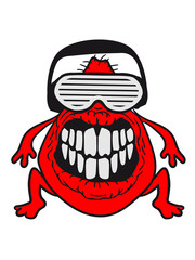 partymonster horror Halloween scary disgusting dj music party headphones