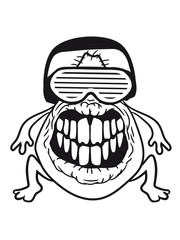 partymonster horror Halloween scary disgusting dj music party headphones