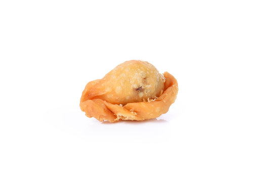 "Khanom Pun Klib Tord" name of a kind of Thai food