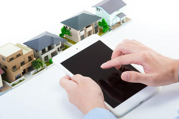 住宅販売 タブレット スマートフォン