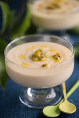 Passion fruit mousse